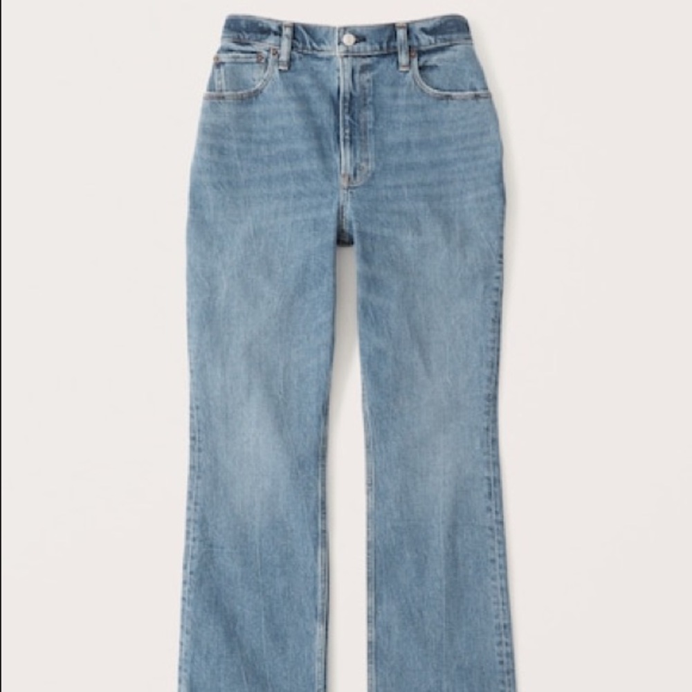 Abercrombie curve love 70s vintage high rise flare jeans